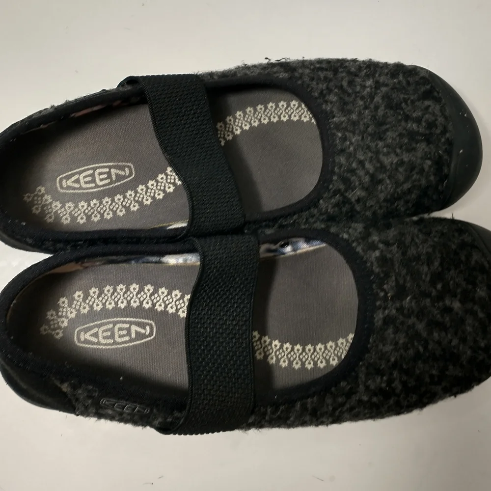 Keen Sienna MJ‎ Wool Shoe, Women's Size 7.5, Black And Gray, Mary Jane